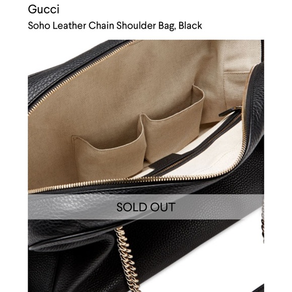 Authentic and Brand New Gucci Soho Chain Shoulder Handbag - Picture 10 of 13